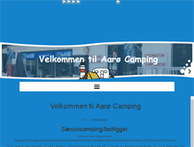 Tablet Screenshot of aaro-camping.dk